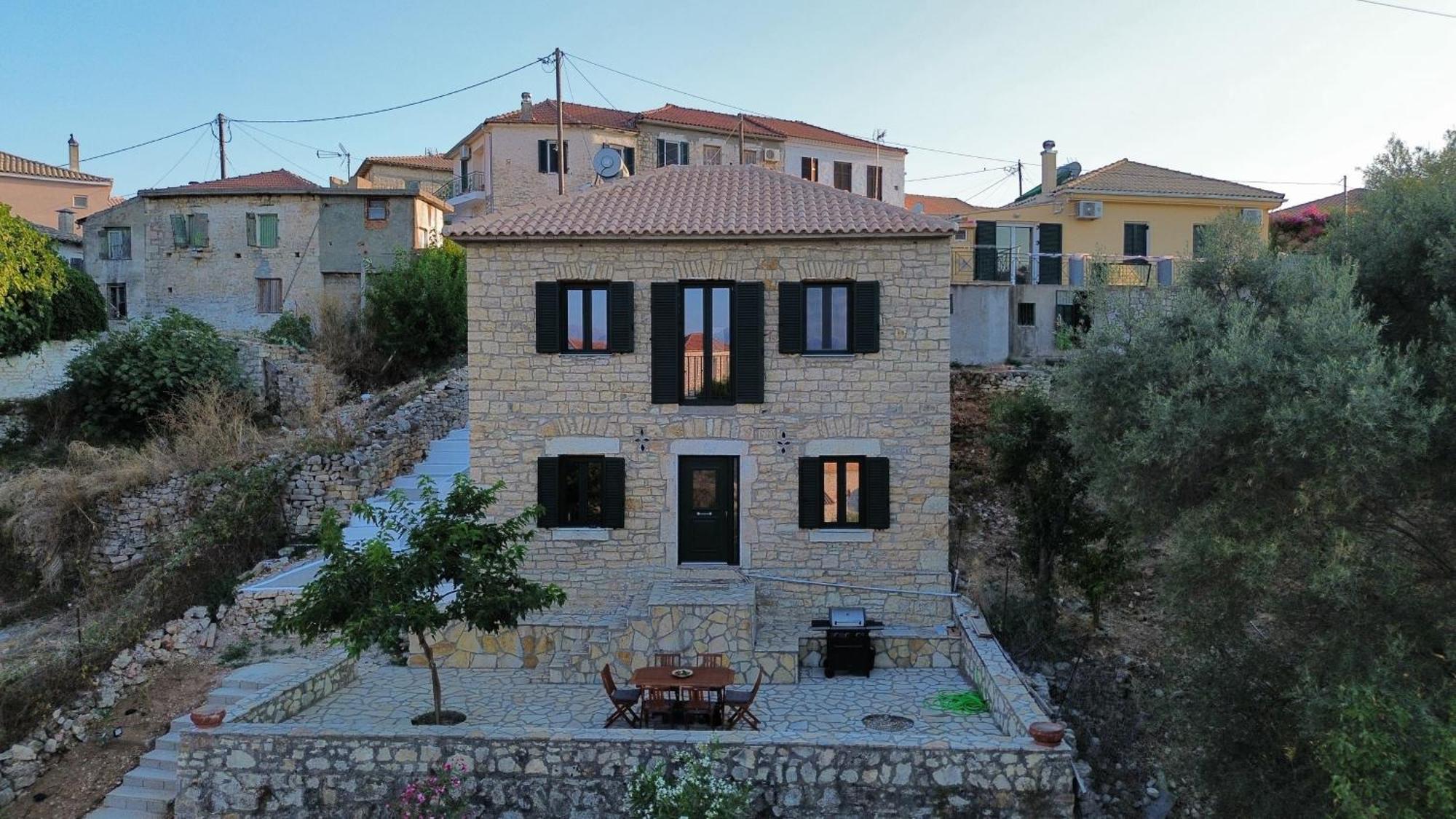 Chrysavgi Stone House Villa Katomerion Exterior photo